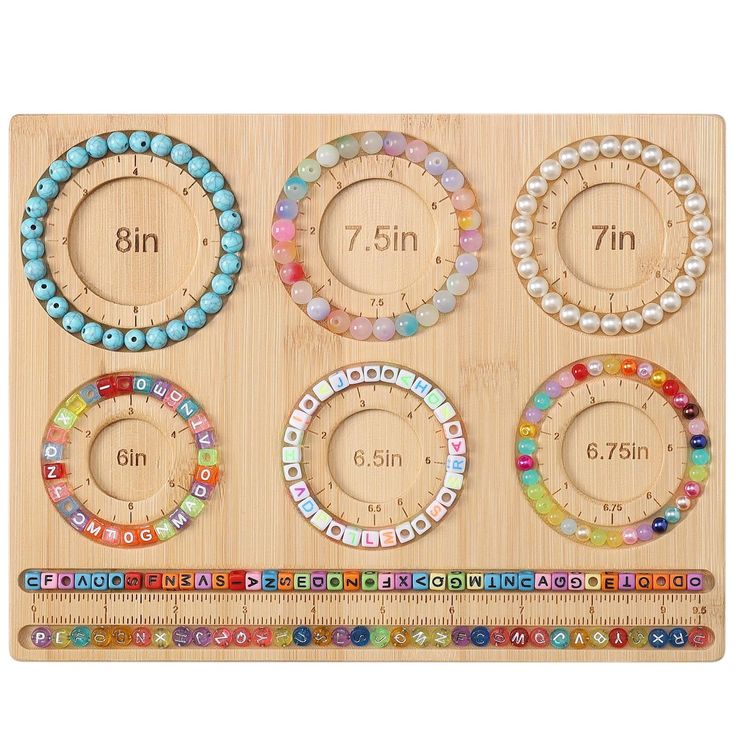 wooden beading board