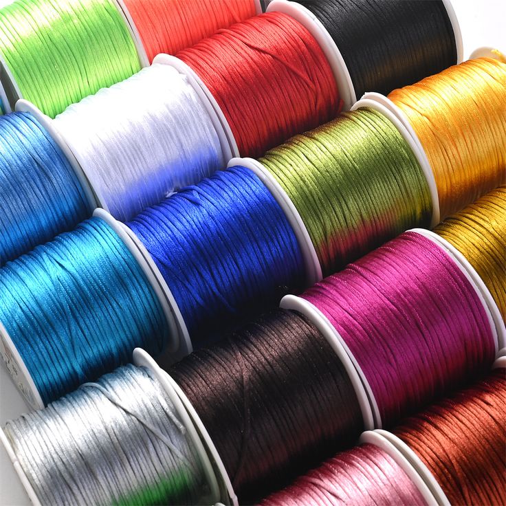 silk cord for beading