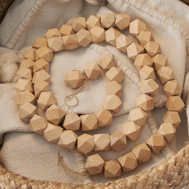 wooden beading